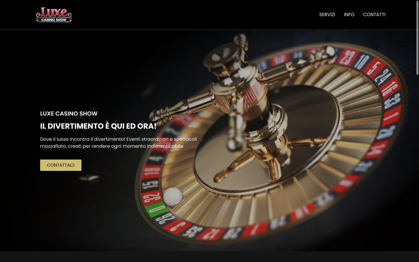 LUXE CASINO SHOW — anteprima del progetto